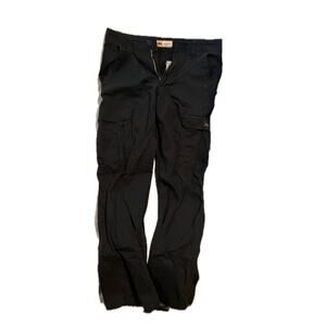 Wrangler Black Relaxed Fit Cargo Pants Mens 30x32